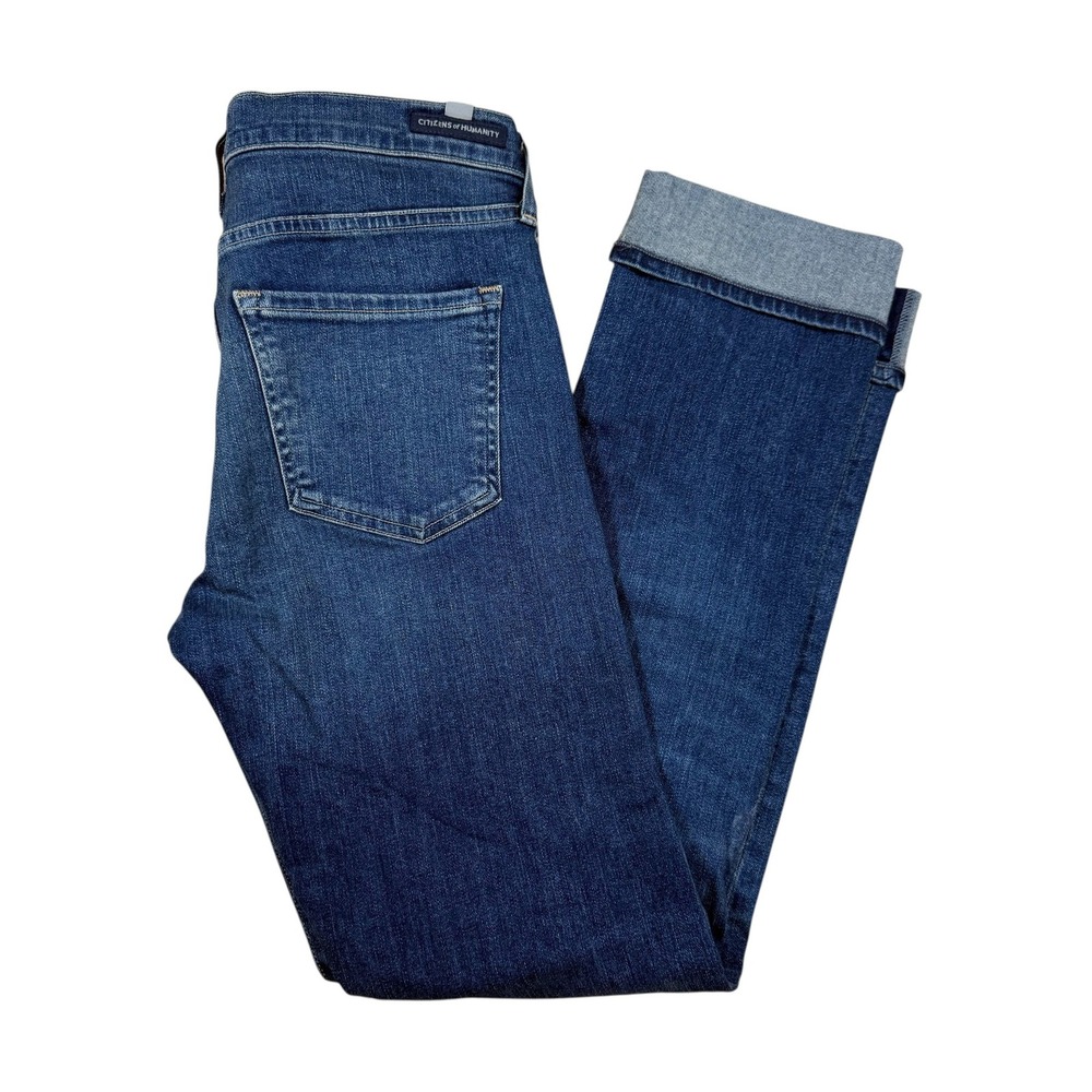 Citizens of Humanity Jazmin Slim Straight Jeans Dark Wash 1609-372 Size 28